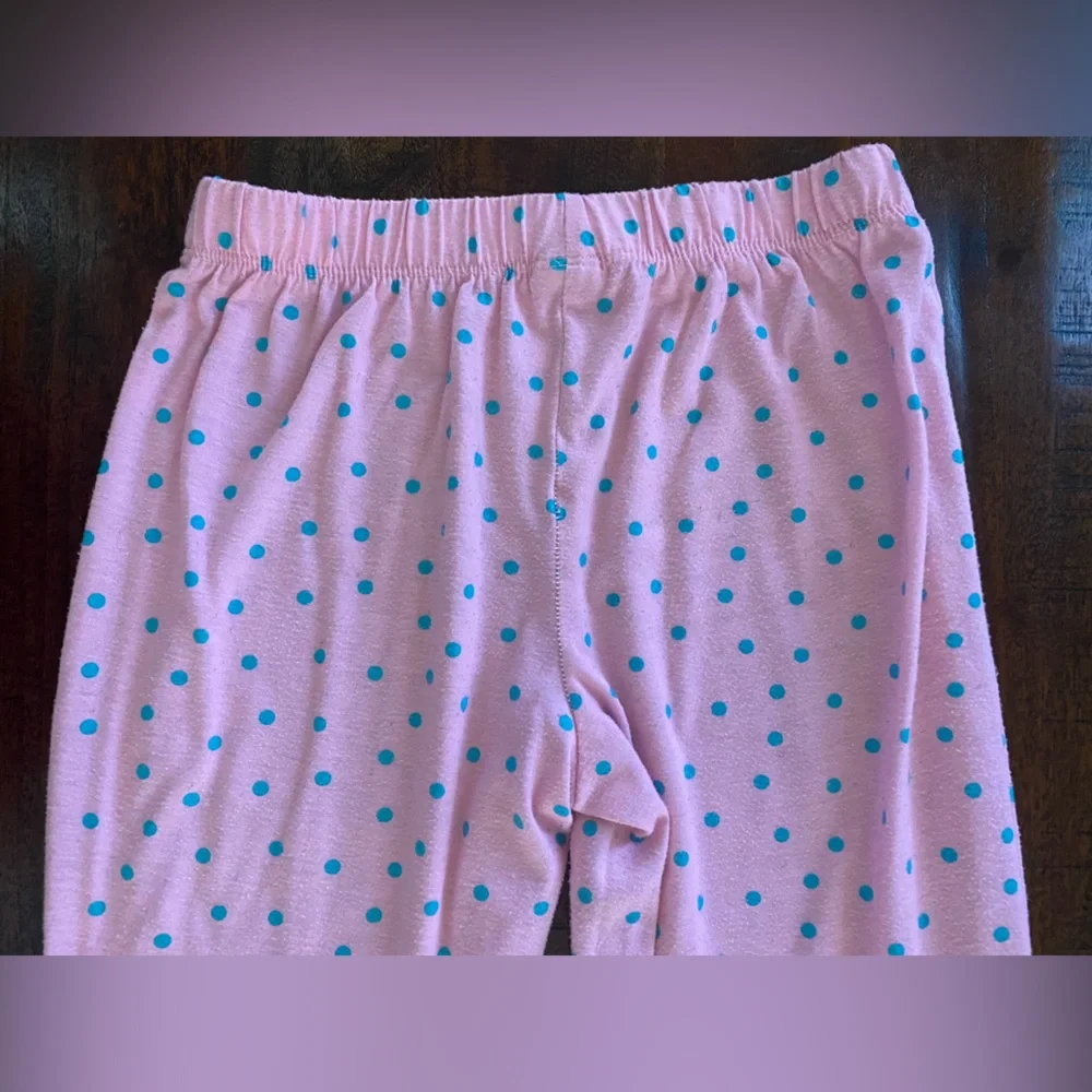 SO, Kids, Girls, Pajama Pants, Pink with Polka Dots, Size 14